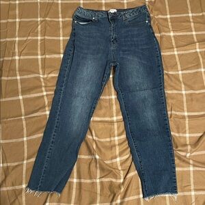 Forever 21 Dark Blue Ankle Jeans